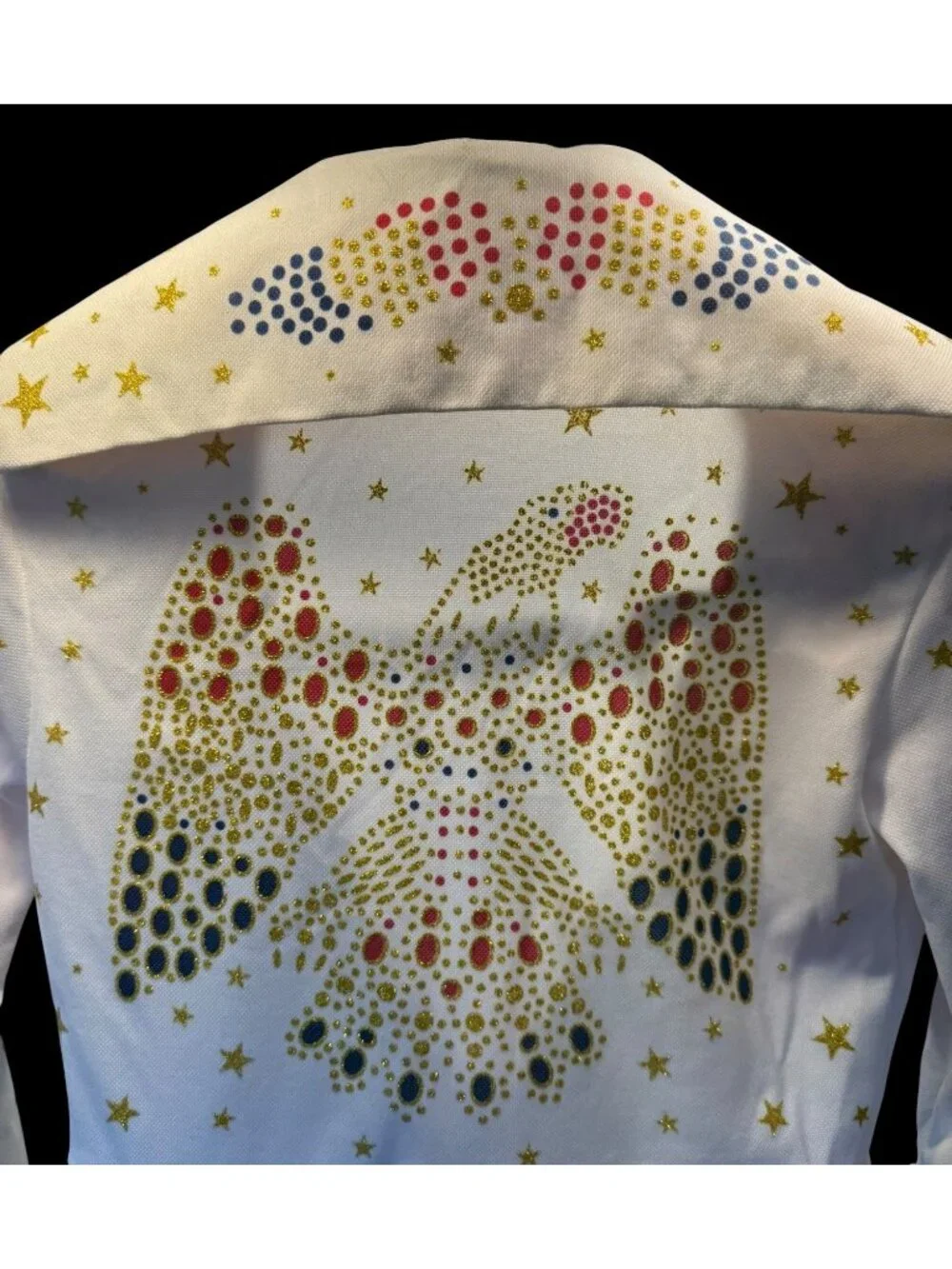 Elvis Halloween Costume With Red Scarf & Gold Star Details Medium By Rubies Jump